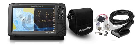 Lowrance HOOK Reveal 9 HDI 50 200 PoweryMax Ready Sonda GPS Plotter 000