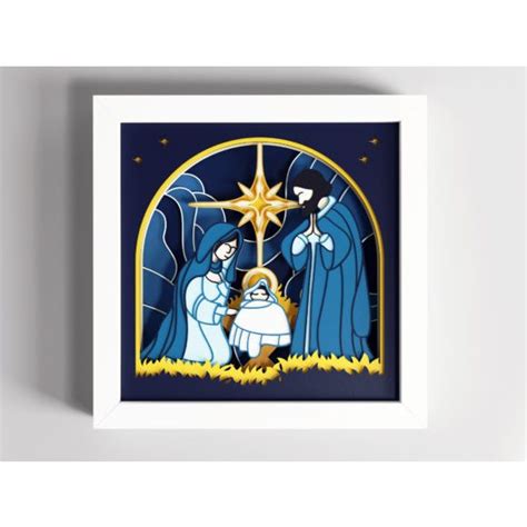 Nativity Shadow Box Svg Cricut Project Svg File Shopee Philippines