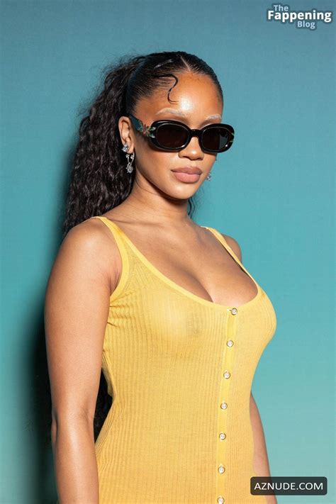 Saweetie Sexy And Nude Flaunts Her Hot Boobs At Casablanca Fashion Show In Paris Aznude