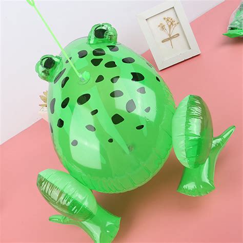 Inflatable Jumping Frog Toy Apollobox