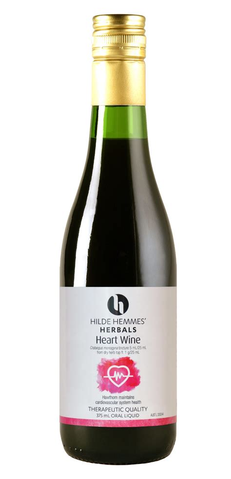 Heart Wine Ml Hilde Hemmes Herbals