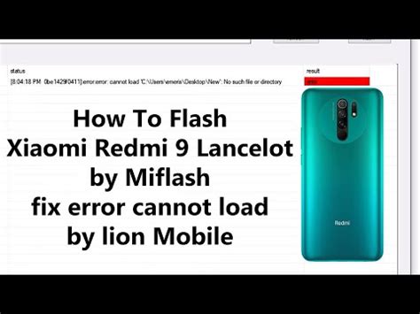 How To Flash Xiaomi Redmi 9 Lancelot YouTube