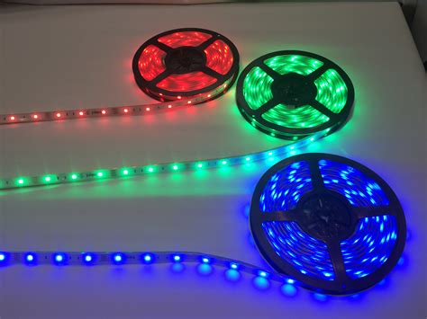 Flexible Dimmable Indoor Outdoor RGB LED Strip Lights DC Rimikon