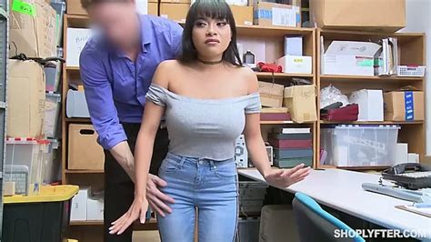 Shoplifting Cute Girl Hayden Hennessy Gets Her Pussy Punished In The Back Room