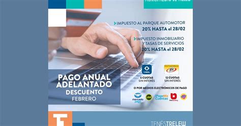 El Municipio De Trelew Contin A Con Los Descuentos Por Pago Anual