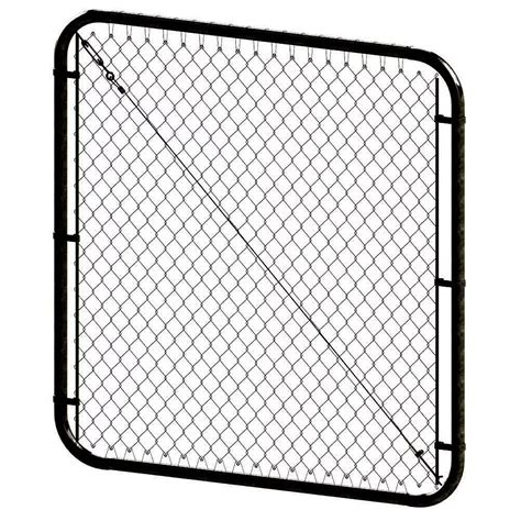 Peak Products 68 Inch W X 5 Ft H Steel Chain Link Fencing Adjustable