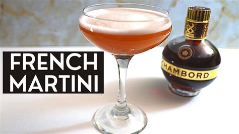 How To Make A French Martini Easy Chambord Cocktail Recipe Youtube