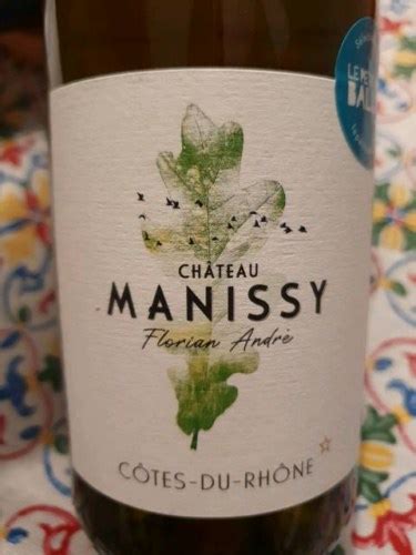 Ch Teau De Manissy C Tes Du Rh Ne Rouge Vivino Us