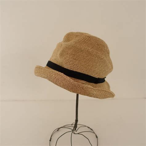 mature ha 定価 万 マチュアーハ BOXED HAT cm brim ボックスハット中古 D ブランド