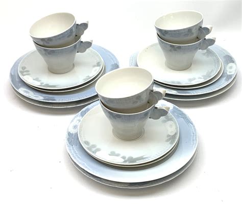 A Royal Copenhagen Midsummer Night S Dream Teaset Comprising Six Cups