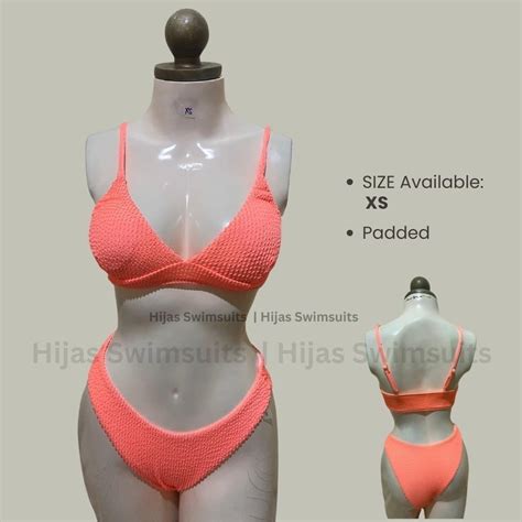 Xs Neon Smocked Triangle Swimsuit Bikini Shein Swimwear Women S