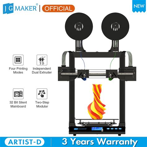 Jual JGMAKER Artist D Upgraded Pro 3D Printer IDEX Dual Independent