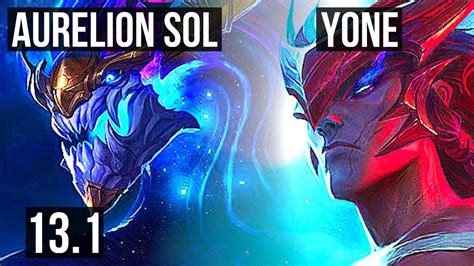 AURELION SOL Vs YONE MID 5 0 6 1 5M Mastery 600 Games KR