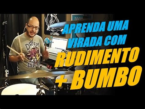 Como Fazer Uma Virada O Rudimento Drag E Um Toque No Bumbo YouTube