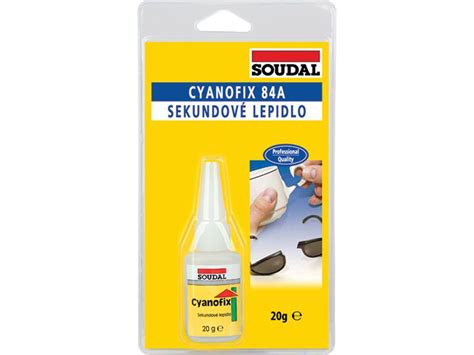 Lepidlo sekundové Cyanofix 84A 20g | UNI HOBBY - rozumíme českým kutilům