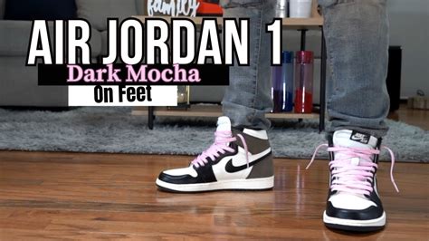 Air Jordan Dark Mocha W Pink Lace Swap On Feet In K Beatsnkicks