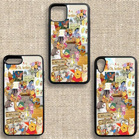 Disney Winnie the Pooh Phone Case Minimal Winnie the Pooh - Etsy