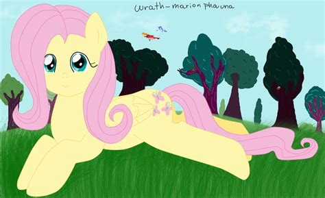 2404534 Safe Artist Wrath Marionphauna Fluttershy Bird Digital