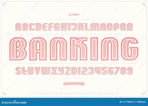 Bank Note Style Alphabet Letters And Numbers Vector Money Font Stock