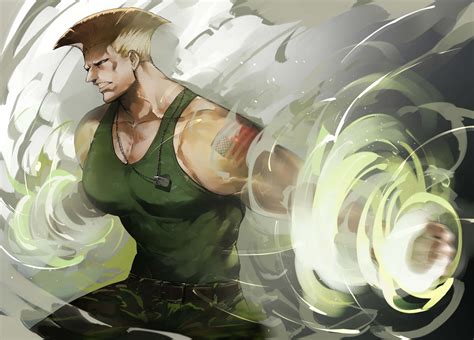 Download Street Fighter Guile Sonic Boom Art Wallpaper | Wallpapers.com