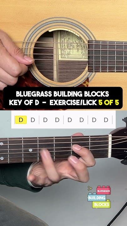 Easy Bluegrass Guitar Lick In Key Of D Part 5 Play Like Billy Strings