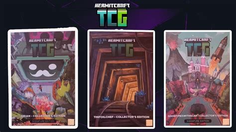 Opening Hermitcraft Tcg Collector S Cards Youtube