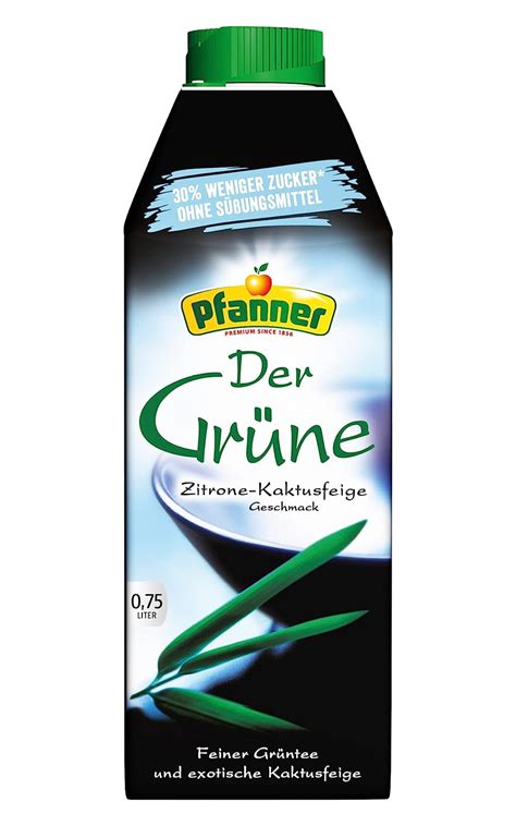 Pfanner Der Gr Ne Zucker Im Vorratspack Direkt Aufgebr Hter