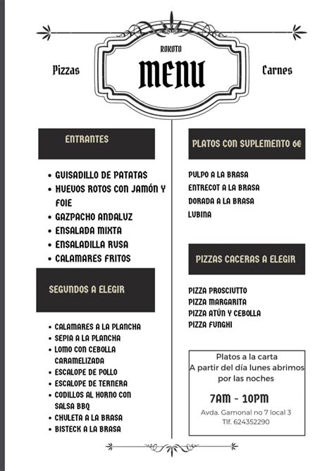 Rokoto Benalmádena s full menu online