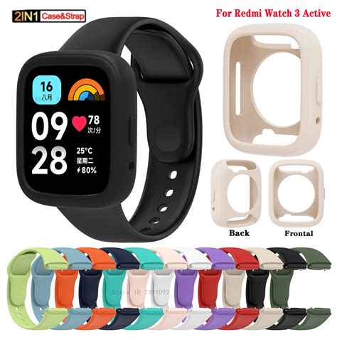 For Redmi Watch Active Official Same Silicone Strap For Xiaomi Redmi