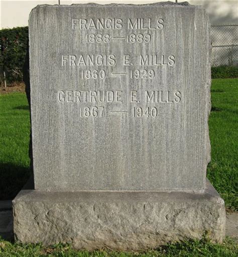 Francis Eugene Mills 1860 1929 Homenaje De Find A Grave