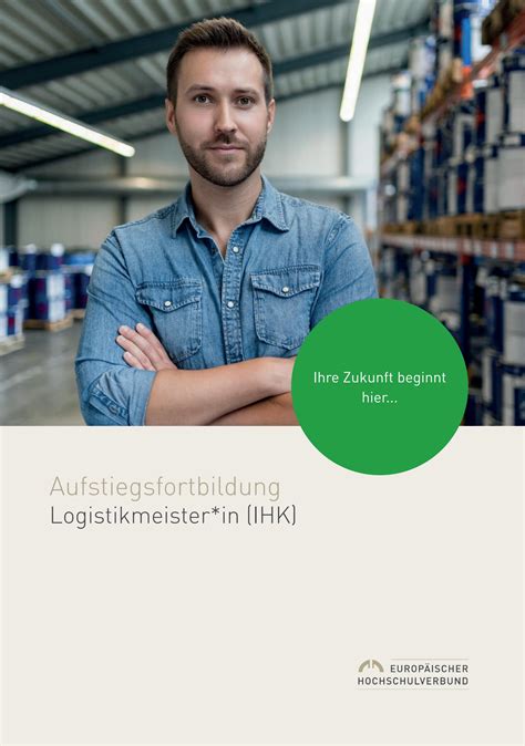 Aufstiegsfortbildung Logistikmeister IHK By EHV Fernstudium Und