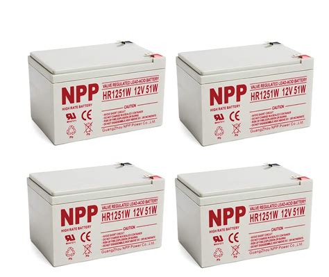 NPP HR1251W FR 12V 51W15min Rate Sealed Lead Acid UPS 12V 14Ah