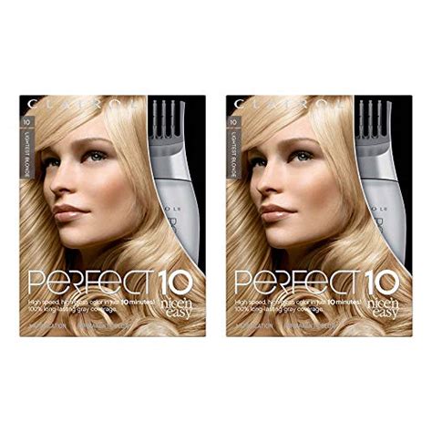 Clairol Nice N Easy Perfect Women S Permanent Hair Color Lightest Blonde Count In