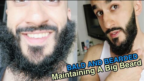 Bald And Bearded Tutorial How I Maintain A Long Length Beard Youtube