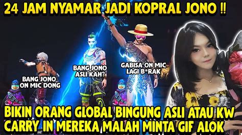 PRANK GLOBAL NYAMAR JADI KOPRAL JONO BUAT BINGUNG ORANG SONGONG DI