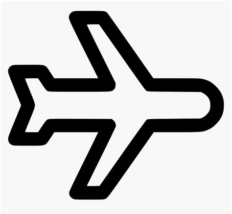 Plane Emoji Png Flight Mode Plane Aeroplane Signal Plane Black And