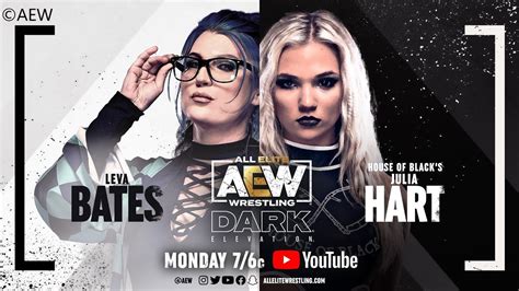 Julia Hart Vs Leva Bates Singles Match Aew Dark Elevation