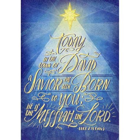 A Savior Has Been Born: He is the Messiah Box of 18 Religious Christmas ...