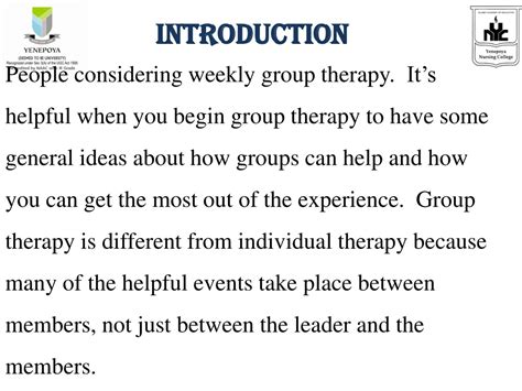 Ppt Exploring Group Psychotherapy Types Benefits And