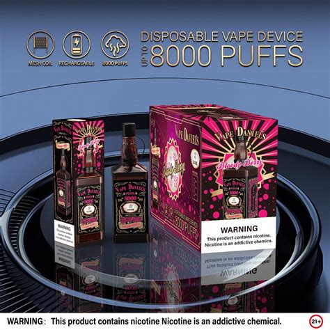 Luckee Vape 12 Flavors Disposable Vape Daniels With 8000 Puffs China