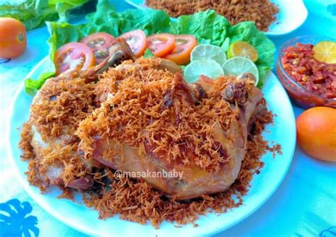 Resep Ayam Goreng Serundeng Kelapa Sederhana Oleh Vlia Cooking Cookpad