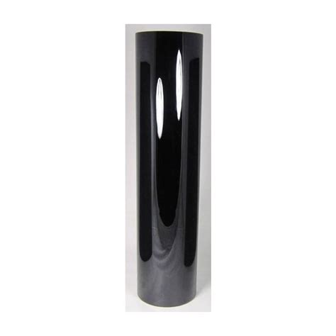 Vase à poser au sol SANSA OCEAN cylindre rond noir 80cm Ø19 5cm