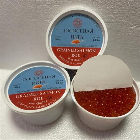 Gold Chum Salmon Roe Ocean Fresh Inc Exclusive Ocean Fresh Inc