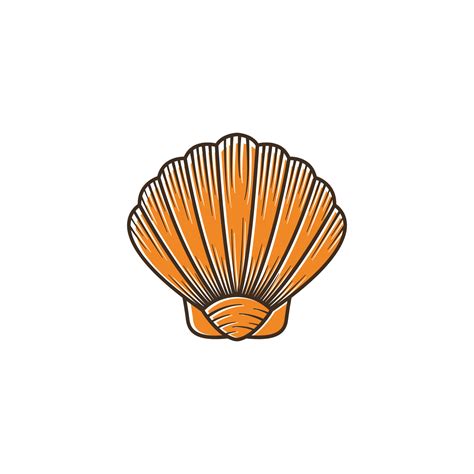 shell logo icon design template vector 7635674 Vector Art at Vecteezy