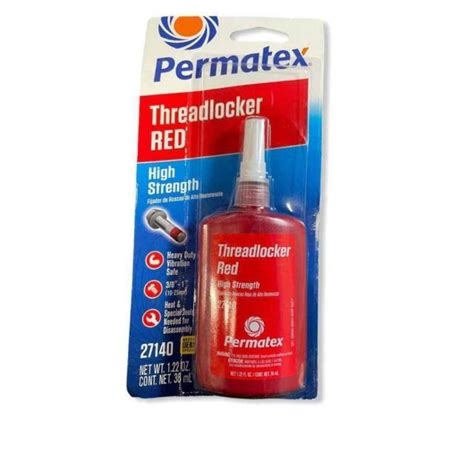 Permatex 27140 High Strength Red Threadlocker 36ml For Sale Online EBay