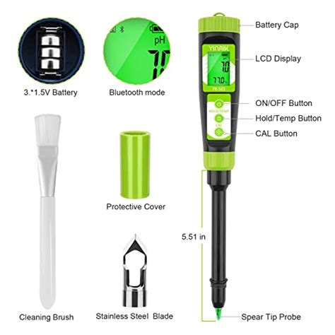 Yinmik Digital Soil Ph Meter For Gardeners Soil Direct Ph Tester For