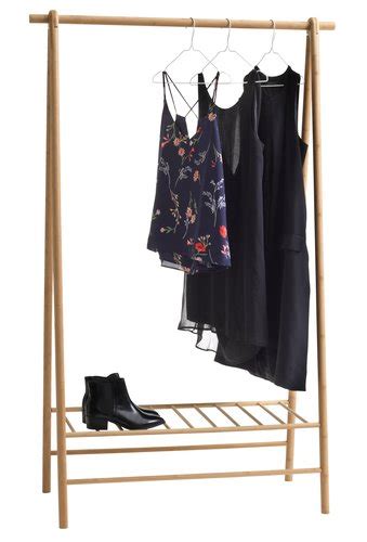 Clothes Rail VANDSTED 1 Shelf Bamboo JYSK