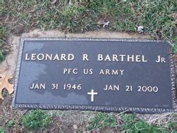 Leonard Robert Barthel Jr M Morial Find A Grave