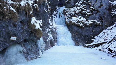 Winter in Sucha Bela Gorge , Slovensky Raj National Park , Slovakia ...