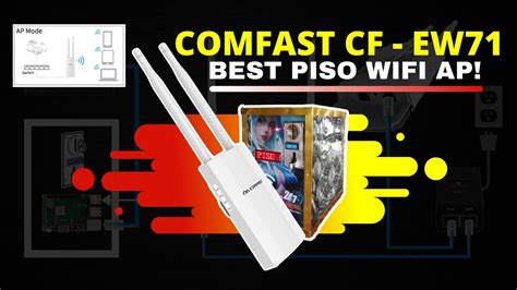 Comfast Cf Ew71 Access Point AP Setup For Piso Wifi Vendo Machine